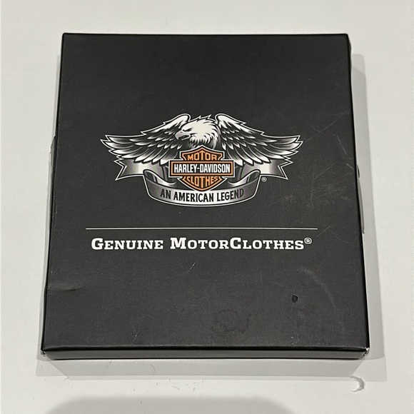 Harley-Davidson Bar & Shield Star Rhinestone Holiday Chrome Plated Ornament - Picture 4 of 5